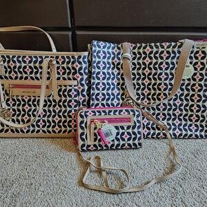 Spartina 449 Bag, Purse And Crossbody 3 pc set - Brand New with Tags!
